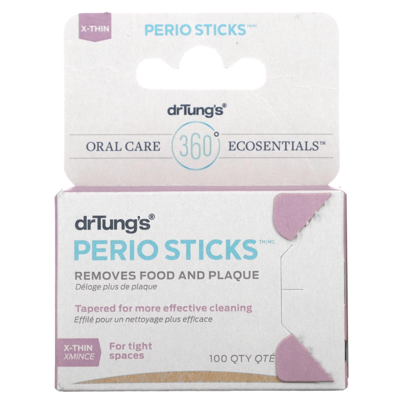 Dr. Tung's, Perio Sticks, X-Thin, 100 Sticks