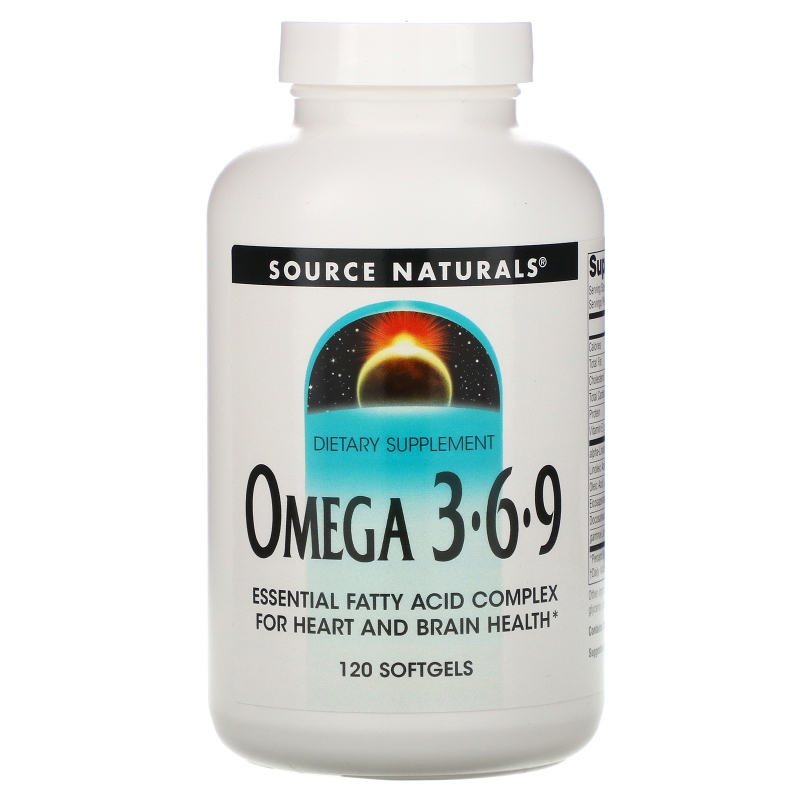 Source Naturals, Omega 3·6·9, 120 Softgels