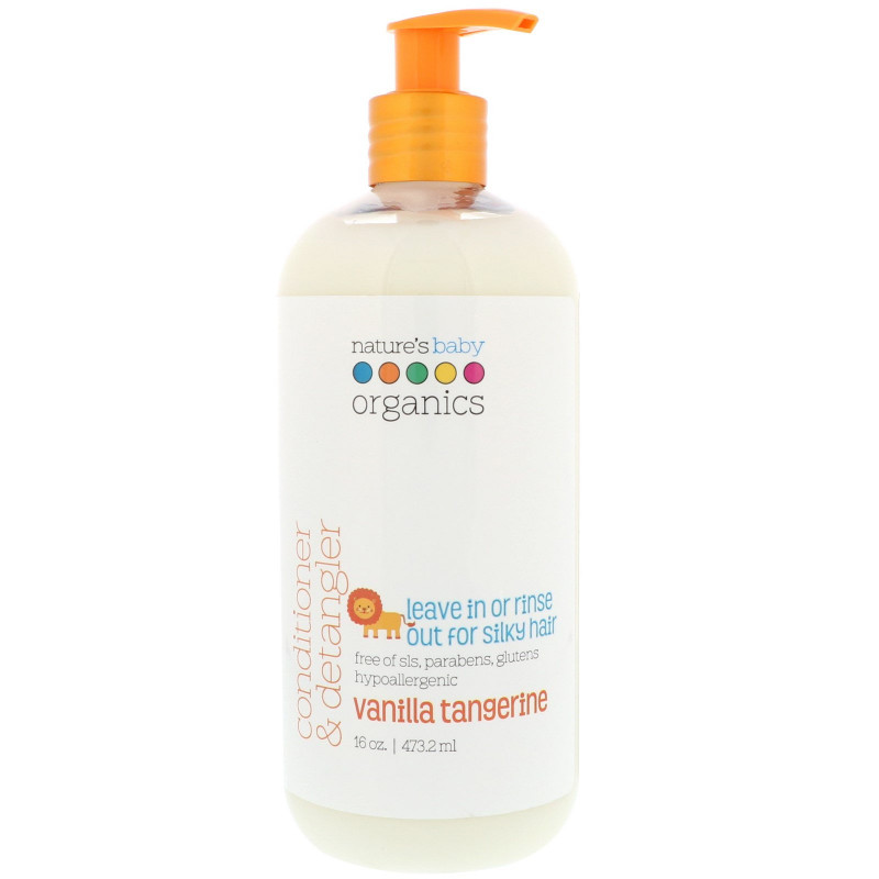 Nature's Baby Organics Conditioner & Detangler Vanilla Tangerine 16 fl oz (473 ml)