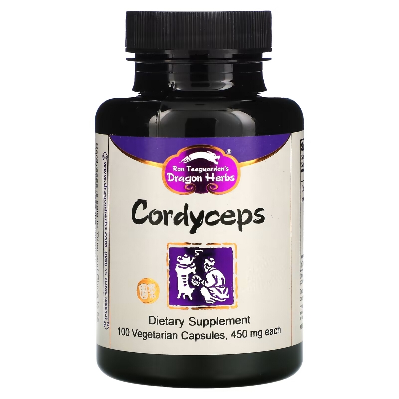 Dragon Herbs Cordyceps 500 mg 100 Veggie Caps