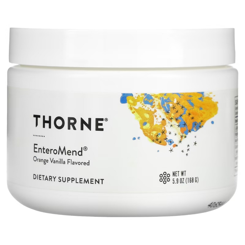 Thorne Research, Enteromend, Апельсин Ваниль, 5.9 унции (168 г)