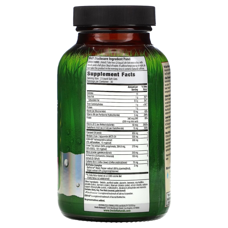 Irwin Naturals, V02 Max, Performance Fat Burner, 60 Liquid Soft-Gels