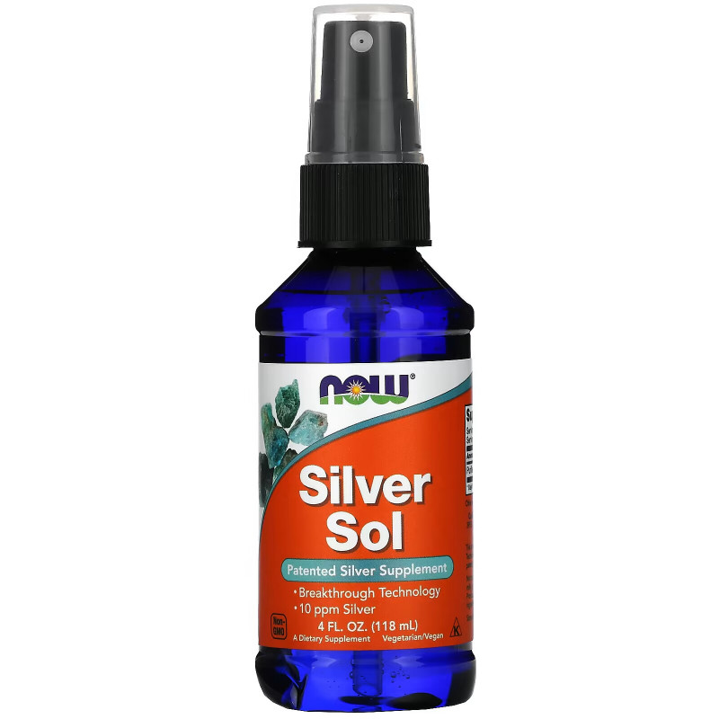 Now Foods, Silver Sol, 4 жидких унции (118 мл)