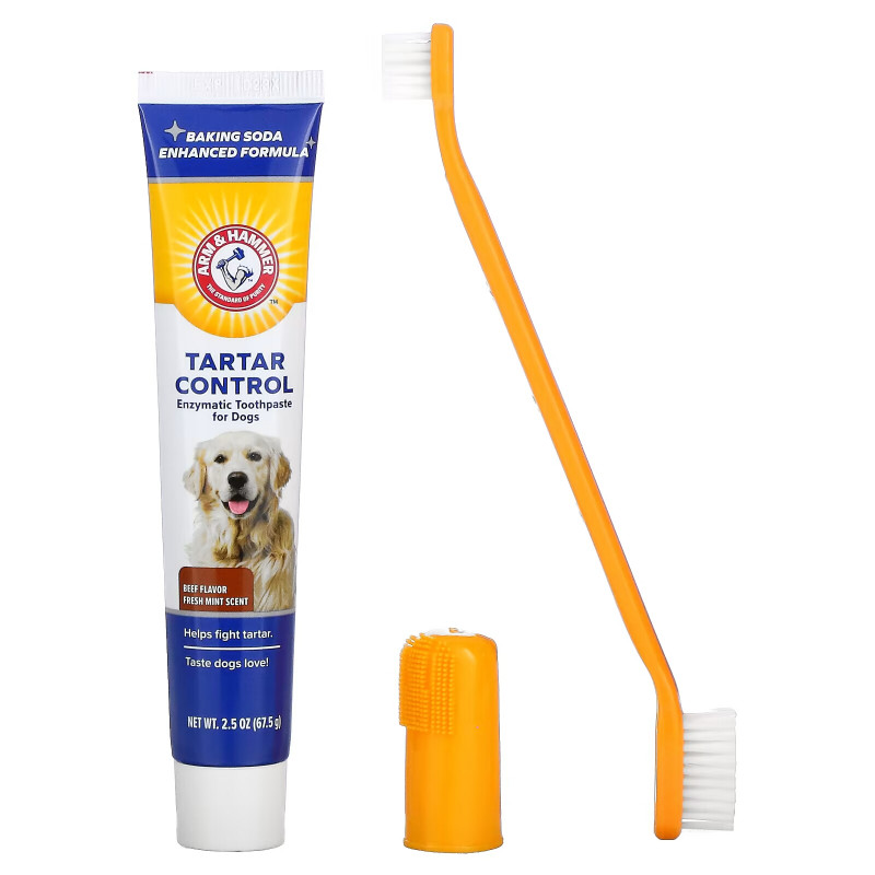 Arm & Hammer, Tartar Control, Dental Kit for Dogs, Beef