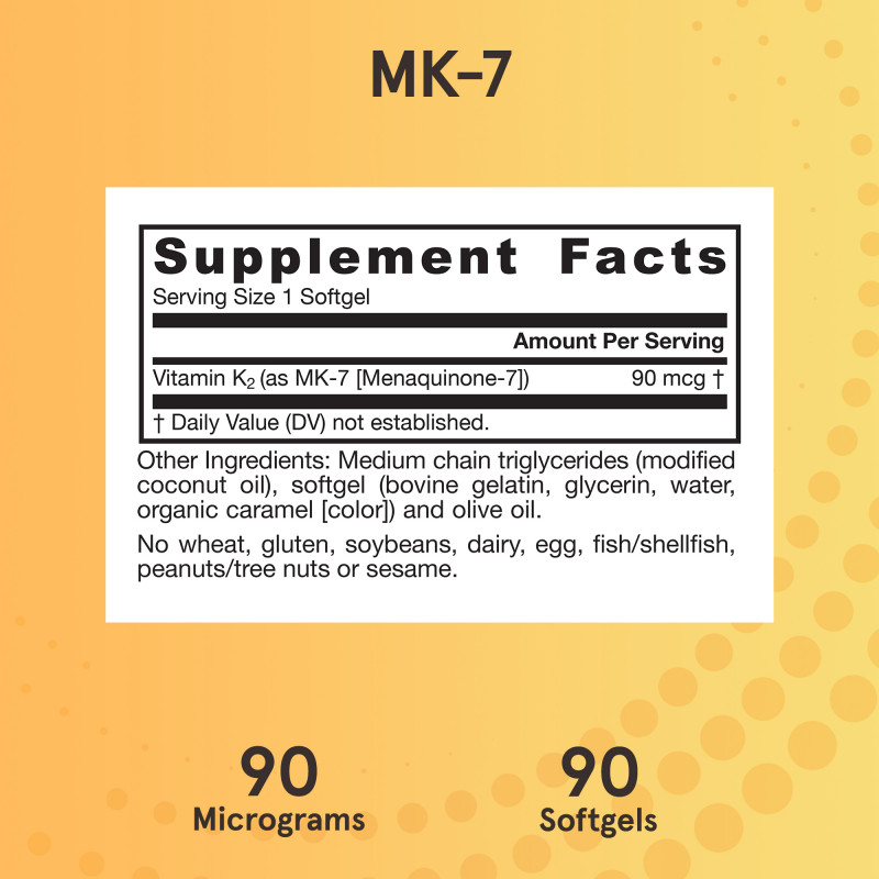 Jarrow Formulas, MK-7, 90 mcg, 90 Softgels