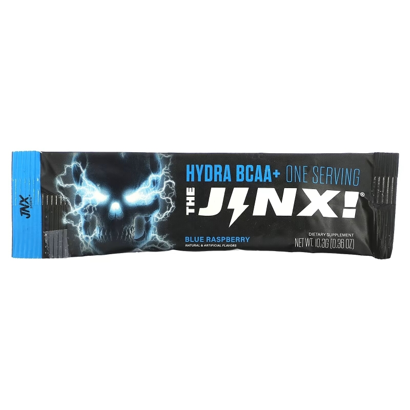 JNX Sports, The Jinx, Hydra BCAA+, Blue Raspberry, 1 Stick, 0.36 oz (10.3 g)