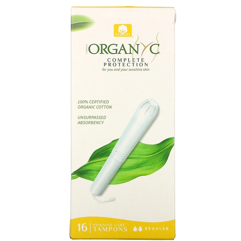 Organyc, Tampons, 16 Regular Tampons