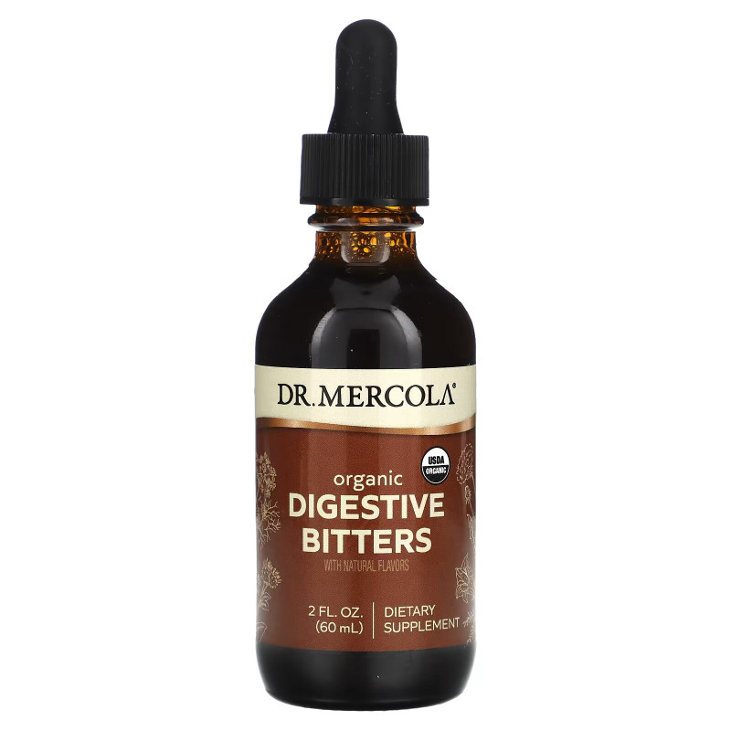 Dr. Mercola, Organic Digestive Bitters with Natural Flavors, 2 fl oz (60 ml)