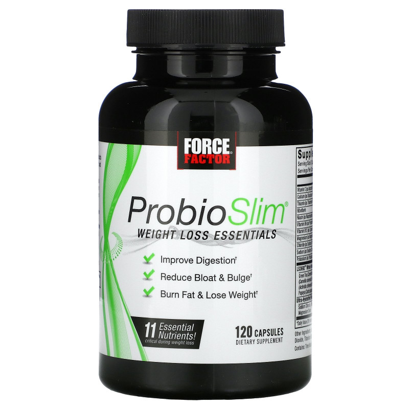 Force Factor, ProbioSlim, Weight Loss Essentials, 120 Capsules