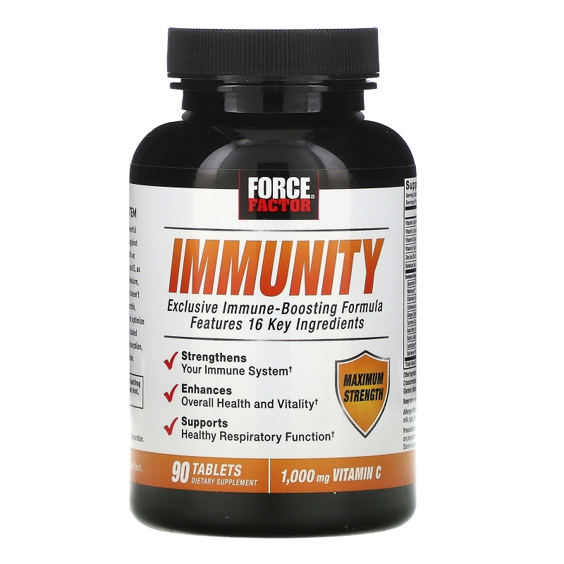 Force Factor, Immunity, 1,000 mg, 90 Tablets