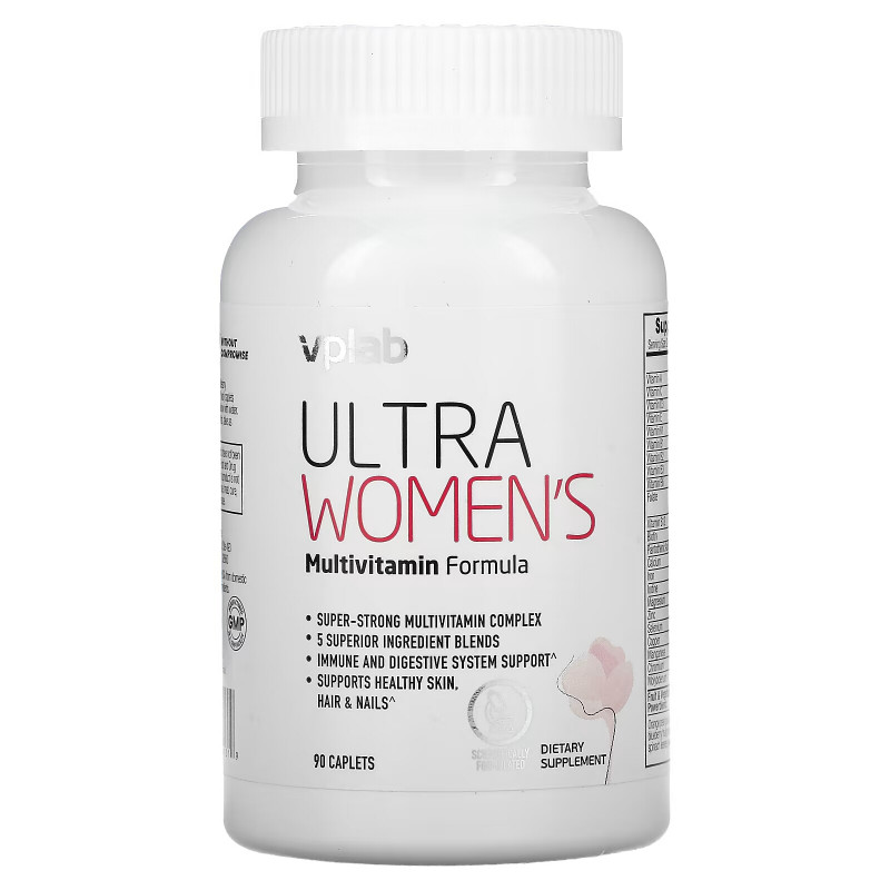 Vplab, Ultra Women’s Multivitamin Formula, 90 Caplets