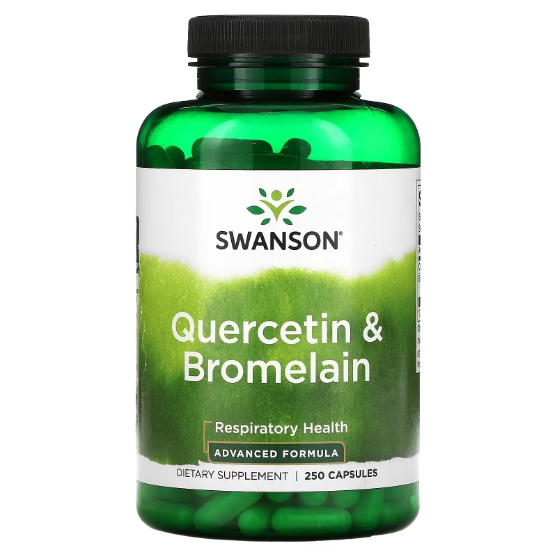 Swanson, Quercetin & Bromelain, Respiratory Health, 250 Capsules