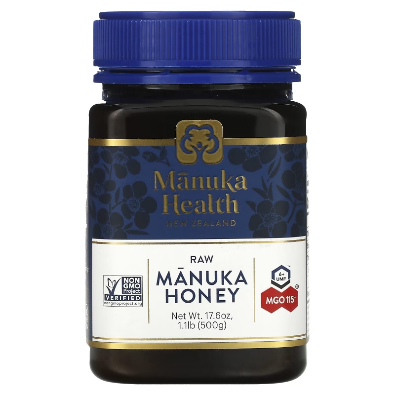 Manuka Health, Raw Manuka Honey, MGO 115+, 1.1 lb (500 g)