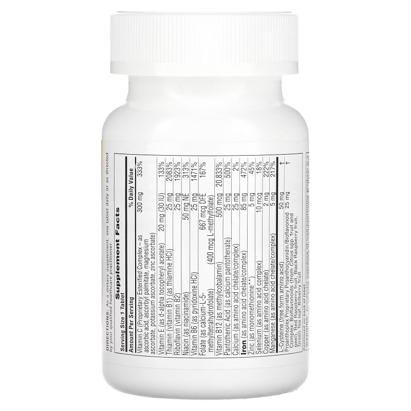 NaturesPlus, Hema-Plex, Iron with Essential Nutrients for Healthy Red Blood Cells, 30 Slow Release Tablets